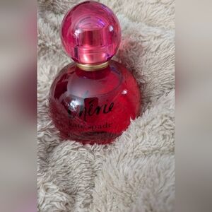 kate spade glass perfume bottle in pink and red